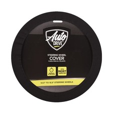 Universal Waterproof Neoprene Steering Wheel Cover Black for Car SUV Truck