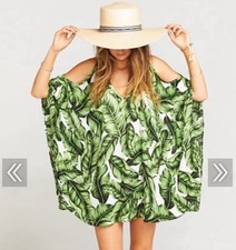 Show Me Your Mumu Size L Peta Boo Tunic Top Frond Of You Coverup