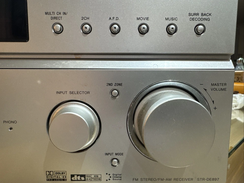 Sony STR-DE897 Receiver 7.1 Channel Surround AM/FM Stereo - Image 2 of 4