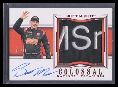 Brett Moffitt 2024 Panini NT #CMA-BMT Colossal Material Auto Red #/11