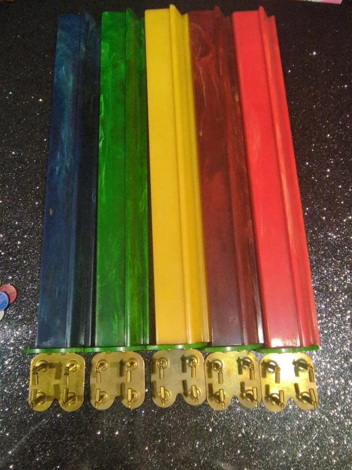 VTG Mahjong Set, 160 Tiles, Bakelite 5 Trays, Tokens - Image 3 of 4