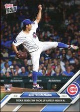2024 Topps Now Shota Imanaga #707 Rookie Card. rookie card picture