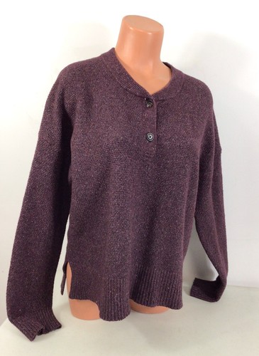 Roots Sweater Henley Womens Large