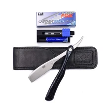 Kai Kasho Captain Japanese Professional Folding Straight Edge Barbering Razor...