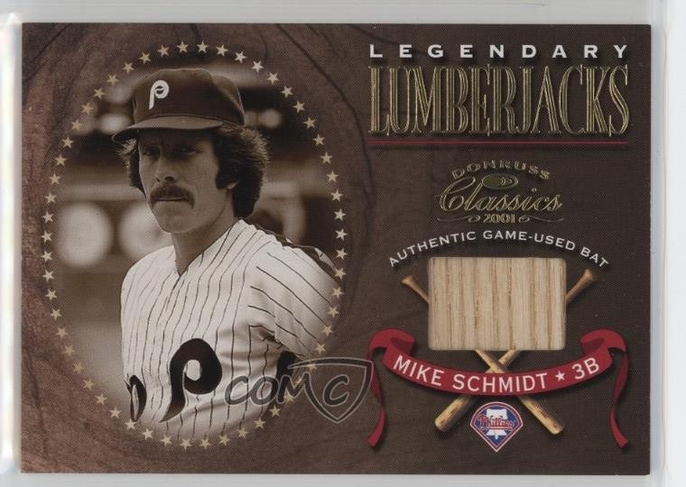 Mike Schmidt #LL-26 2001 Donruss Classics Baseball Legendary Lumberjacks