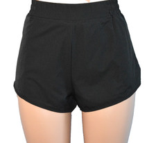 Women High Waisted Athletic Shorts with Zip Pocket Quick Dry Workout Size Large