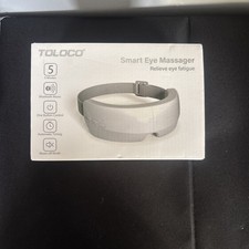TOLOCO TL-EM08 Gray White USB Bluetooth Music Smart Eye Massager With Heat