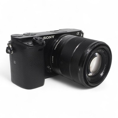 Sony Alpha A6000 24,3MP Spiegellose Systemkamera, Schwarz, 18-55mm Kit, geprüft