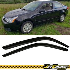 Fits 08-11 Ford Focus Coupe 2door Acrylic Window Visors Rain Sun Guard Deflector