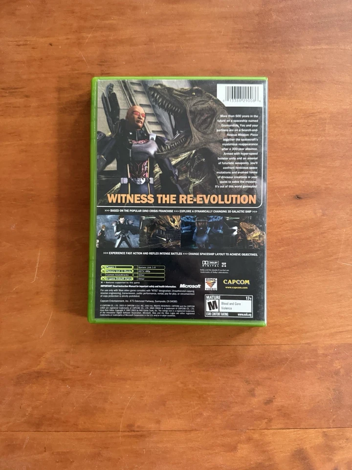 Dino Crisis 3 (Original OG Xbox) Excellent CIB Complete & Tested - Ships Fast - Image 4 of 4