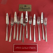 COUVERTS POISSON  CHRISTOFLE FRANCE CONCORDE 19,5 CM  NEUF BLISTER FERME 6x 2