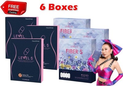6 X Level S Fiber S Drink Powder Dietary Supplement Lala Ponglang