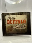 Rare BUFFALO NICKEL COA Display Holder Book w/ 1935 5c Cents