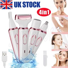Electric Razor Shaver Women Hair Remover Rechargeable Wet Dry Painless Lady Body