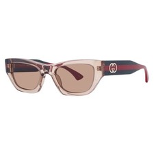 Gucci Brown Cat Eye Ladies Sunglasses GG2116S 004 52 GG2116S 004 52