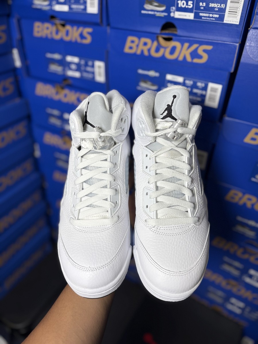 Size 8.5 or 13 - Air Jordan 5 Retro OG White Metallic 2026 Shoe