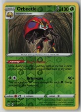 Orbeetle 19/202 Pokemon Reverse Holo Sword & Shield Rare Near Mint Card (NM) 1