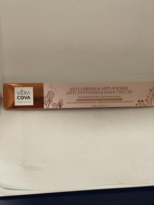 VERA COVA ANTI-PUFFINESS & DARK CIRCLES EYE CONTOUR CREAM 2 x 0.27 OZ BOXED