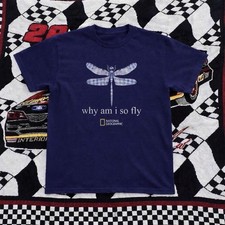 National Geographic Dragonfly Navy T-shirt S-5XL Unisex