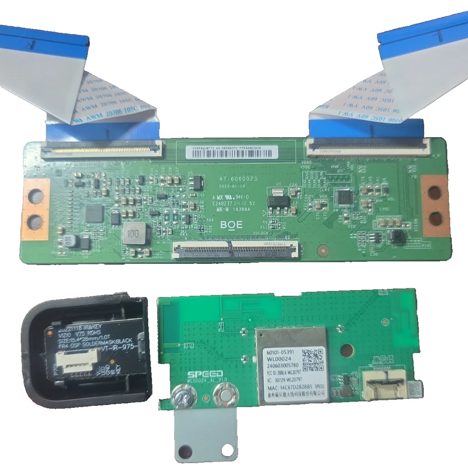 Juego completo de placa y altavoces para TV Vizio 65” – TD.MT5691.U757 / SHG7501A-116E / HV6 Foto 4 de 4