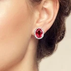 925 Sterling Silver White Gold Earrings Estate Pink Padparadscha Sapphire 9.05Ct