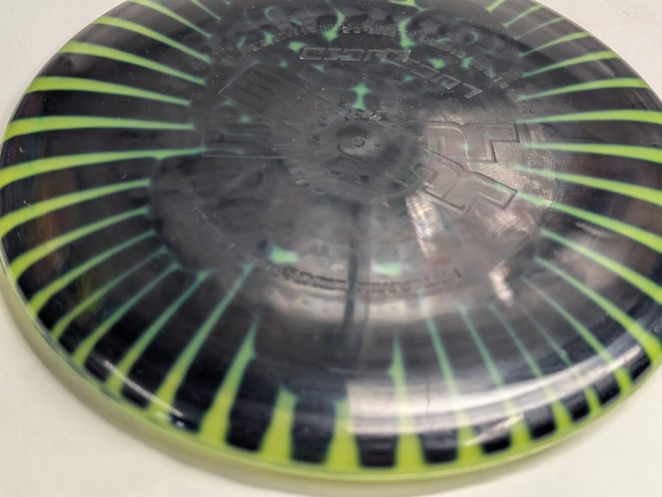 Dynamic Discs X-OUT Lucid Judge 176g Yellow PFN Old Run Midrange Dyed - Image 3 of 4