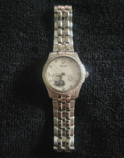 BULOVA Ladies Skeleton Open Heart Mother Of P...