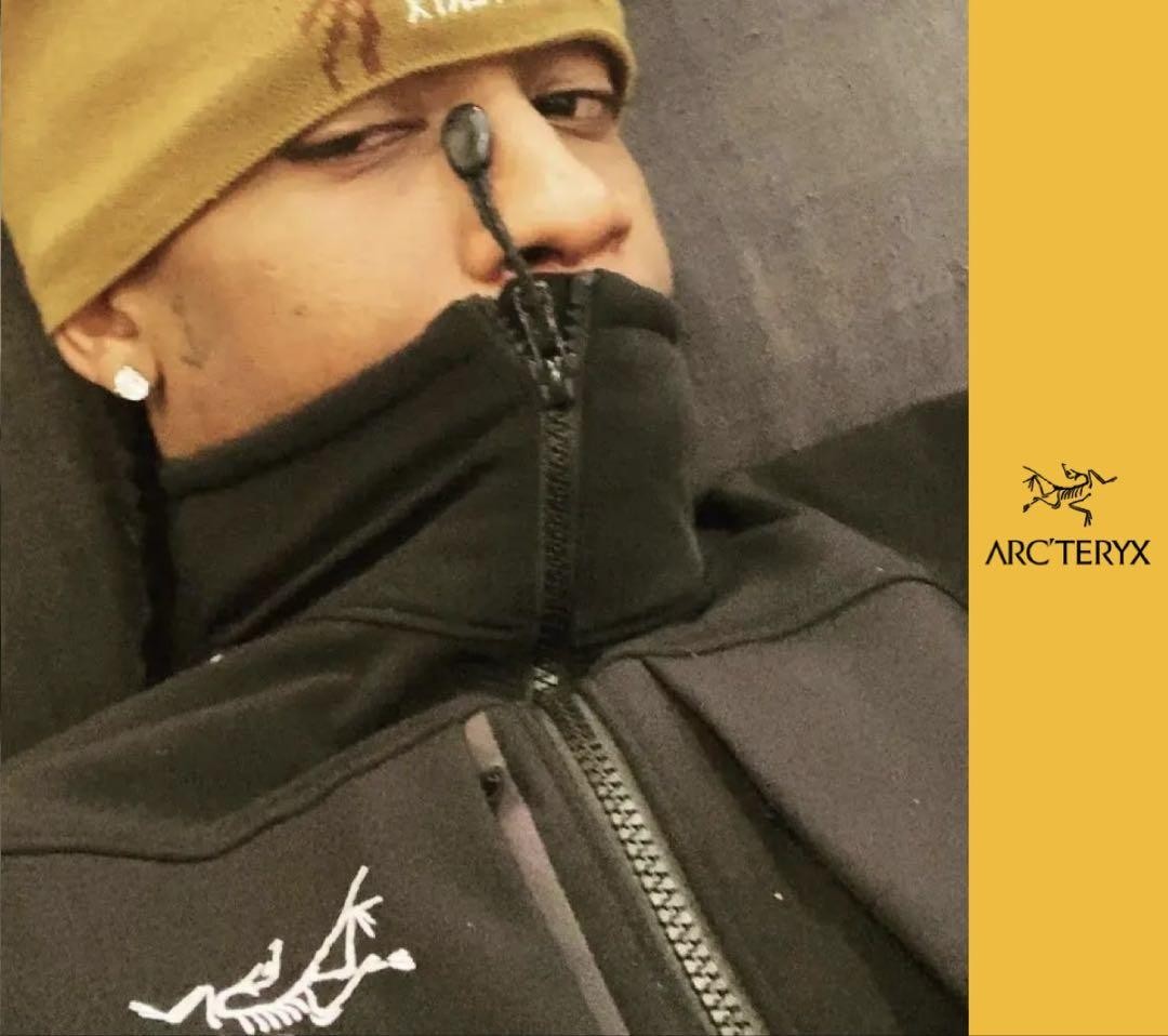 Arc'Teryx Uomo Vhtf Capolavoro Travis Scott Wear Gamma Mx Nero Xl Edizione Limitata