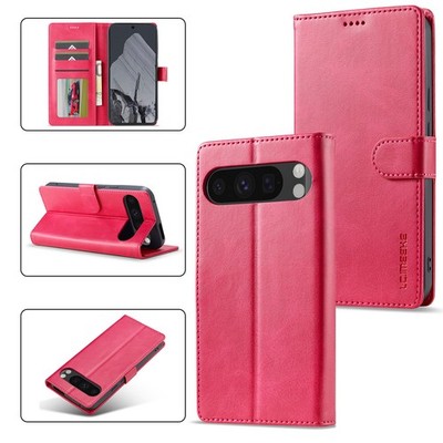 LC.IMEEKE Wallet Case For Google Pixel 6 7 8 9 9a 10 Pro XL Flip Card Slot Cover