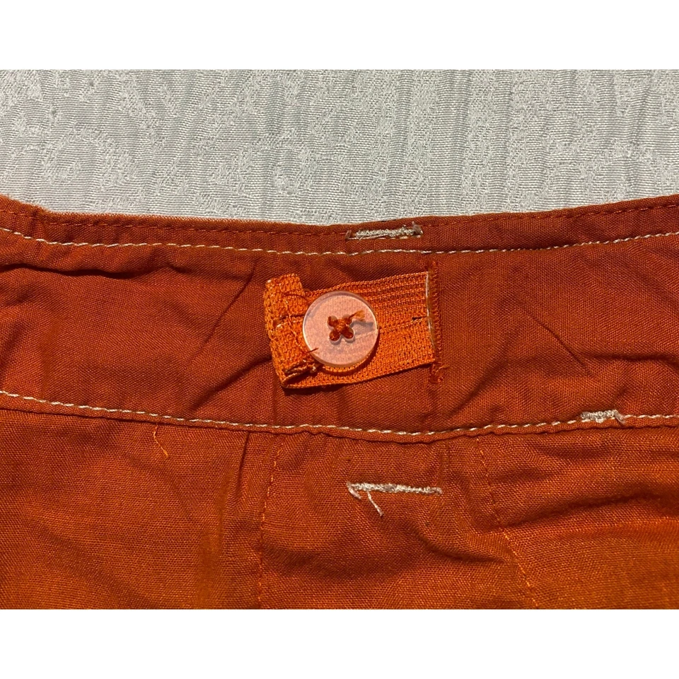 Mossimo Supply Co. Pantalones Cortos a Cuadros Naranja Negro Gris Blanco Informales Niños Talla 16 Foto 4 de 4