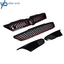 For Volkswagen Jetta 2011/2012/2013/14 Front Bumper Upper+Lower Grille Kit Grill