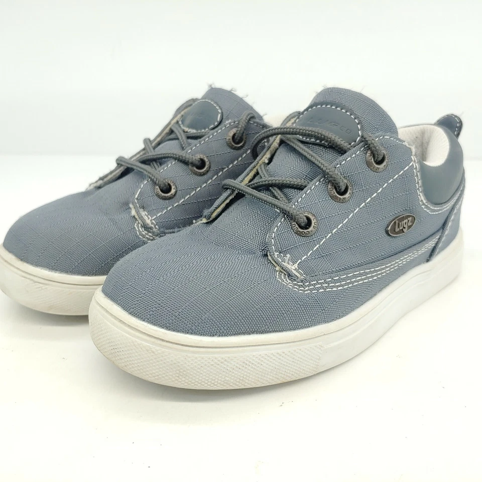 Zapatillas deportivas Lugz para niños pequeños gris azulado tela texturizada niños talla 12 IGYLRT 011 Foto 3 de 4