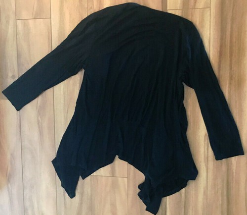 Essentials By Milano Black Cardigan 
