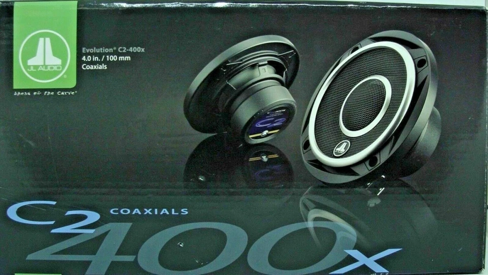 НОВЫЙ JL AUDIO C2-400 X 4 «100 Вт 2 пути полный диапазон коаксиальный автомобильный стерео колонки - Изображение 2 из 2