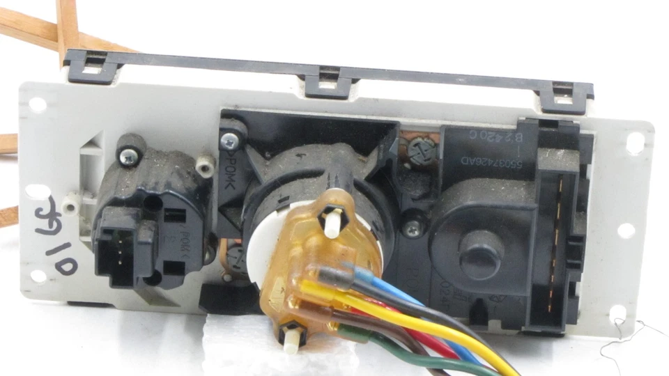 Jeep Cherokee XJ 1999-2001 calefacción aire acondicionado temperatura control climático interruptor 55037426AD Foto 2 de 3