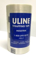 Uline Industrial Strapping Filament Tape - 1" X 60 yds (9 rolls - 540 yds)