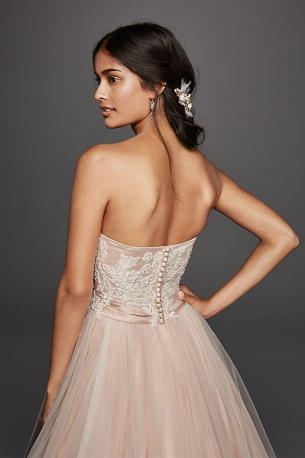strapless open back dress Sasha Crochet Mini Dress – No. 14 main image 1