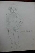 DDR Maler Professor Peuker Wolfgang Bleistift Zeichnung Original  Studien