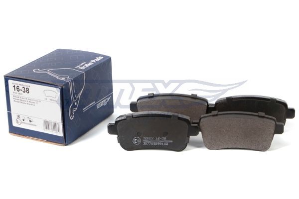 Tomex Brakes BremsbeläGe Bremsbelegsatz Hinten FüR Renault ScéNic Iii-image