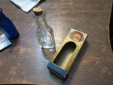 Butter Nut  4” 5/8 Ounce BOTTLE (mk'd Bennett Boston) with Box Recipe