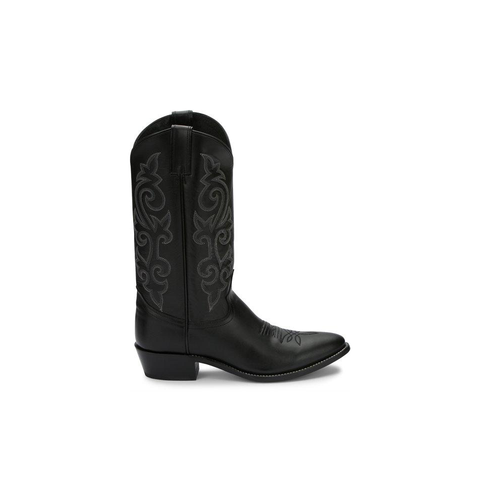 Justin Boots Western Men's 1409 Round Toe Color Black eBay