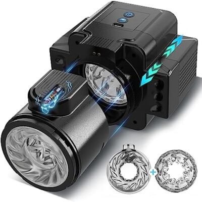 Men Male Masturbator - Mr.Camera Male Thrusting & Rotating Stroker Lubricants