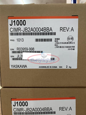 New One Yaskawa CIMR-JB2A0004BBA REV A Inverter 220V 0.75KW/0.4KW