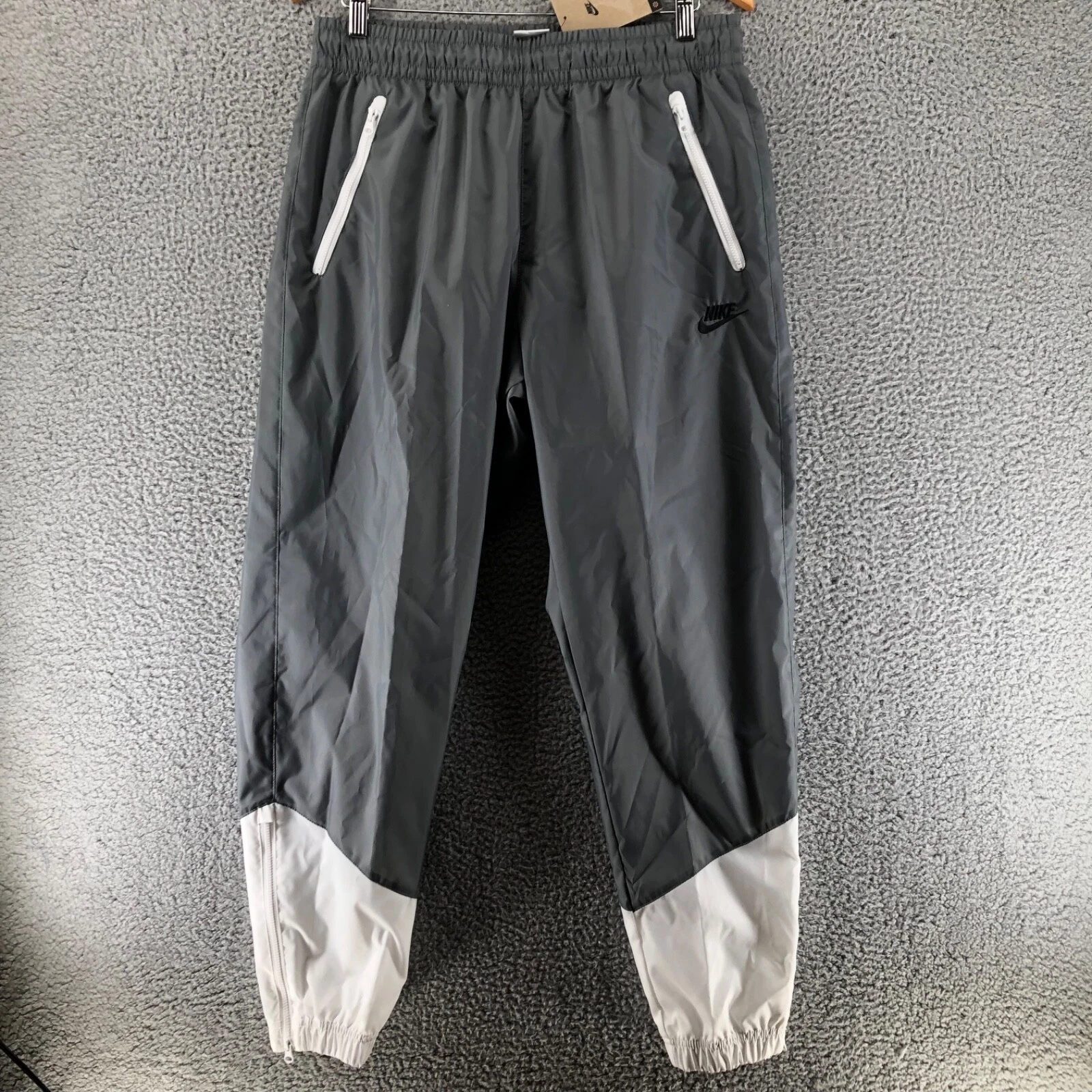 Nike Windrunner Woven Lined Pants Men’s Size L DX0653-084 Grey White