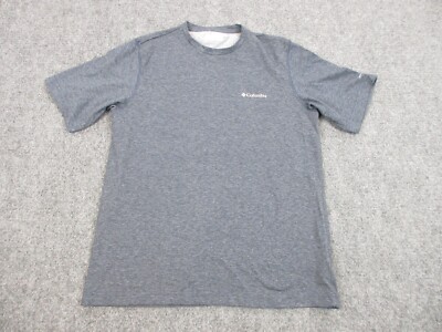 Columbia Shirt Mens Adult Small Blue Outdoors Casual Lightweight Logo