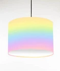 OMBRE RAINBOW CEILING DRUM LIGHT SHADE / TABLE LAMPSHADE 3 SIZES