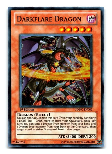 Yu-Gi-Oh! TCG Darkflare Dragon Structure Deck: Dragons Collide SDDC-EN002  Damage | eBay