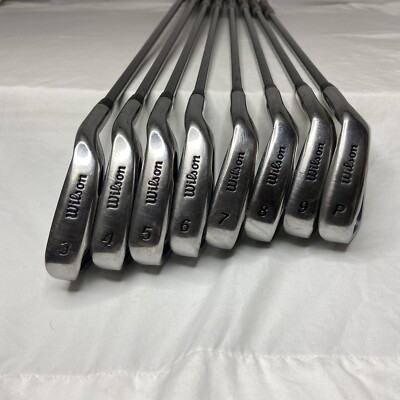 Wilson BlackJack 3-9 Iron Set And P Wedge, Original Shaft | eBay