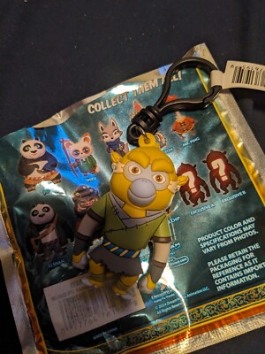 Kung Fu Panda 4 Monogram 3D Figural Bag Clip - Monkey #1 Exclusive A Chase