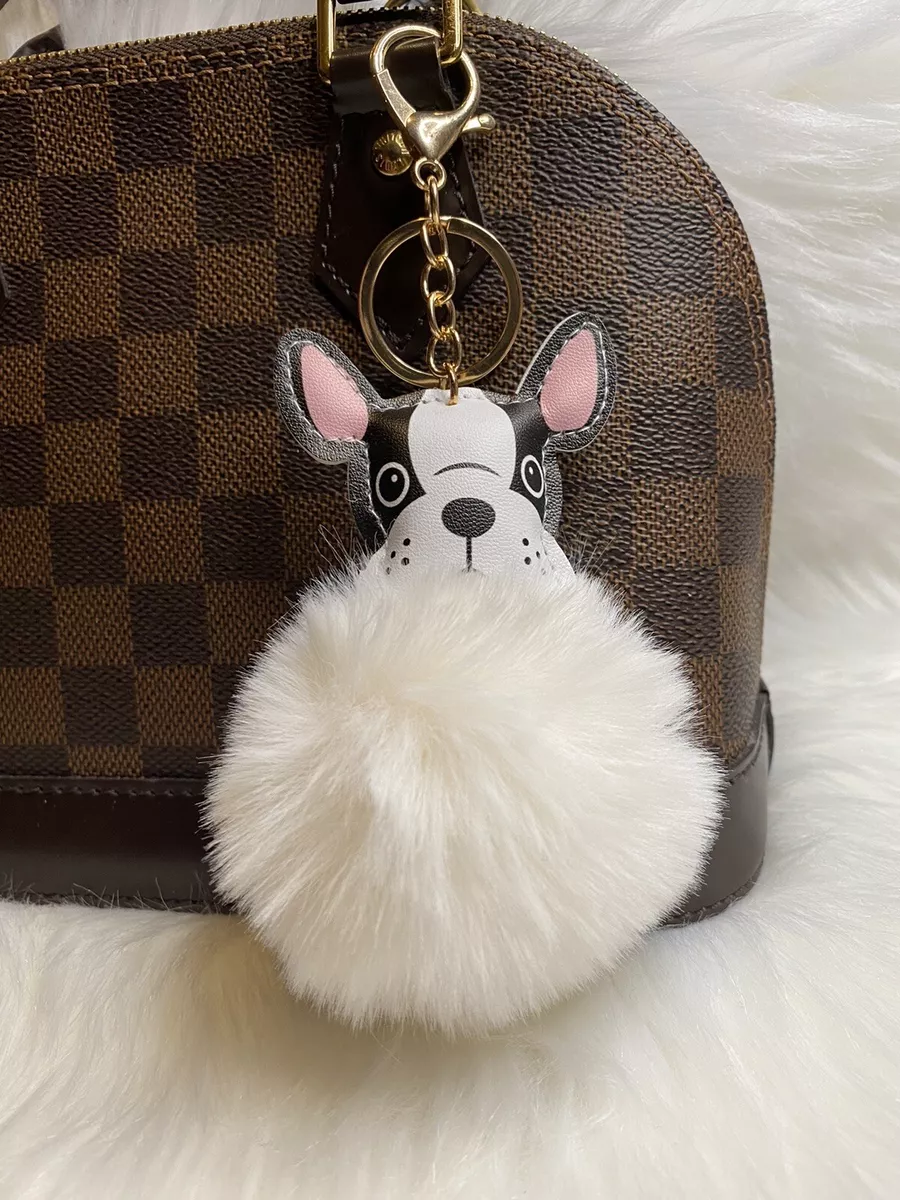 bag fluffy keychain